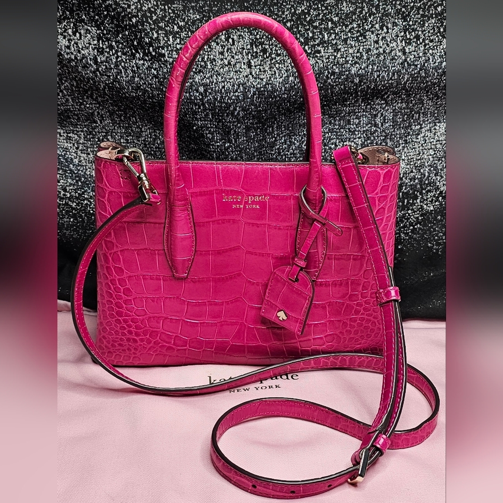 🎀 Kate Spade ♠️ Eva Small Crossbody Satchel +  Dustbag! 🐊✨️